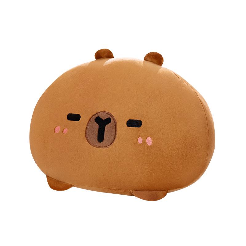 Capybara Pillow: Headboard Sofa Backrest & Waist Support – Ideal for Bed or Relaxing, Guinea Pig Design, Perfect Birthday Gift