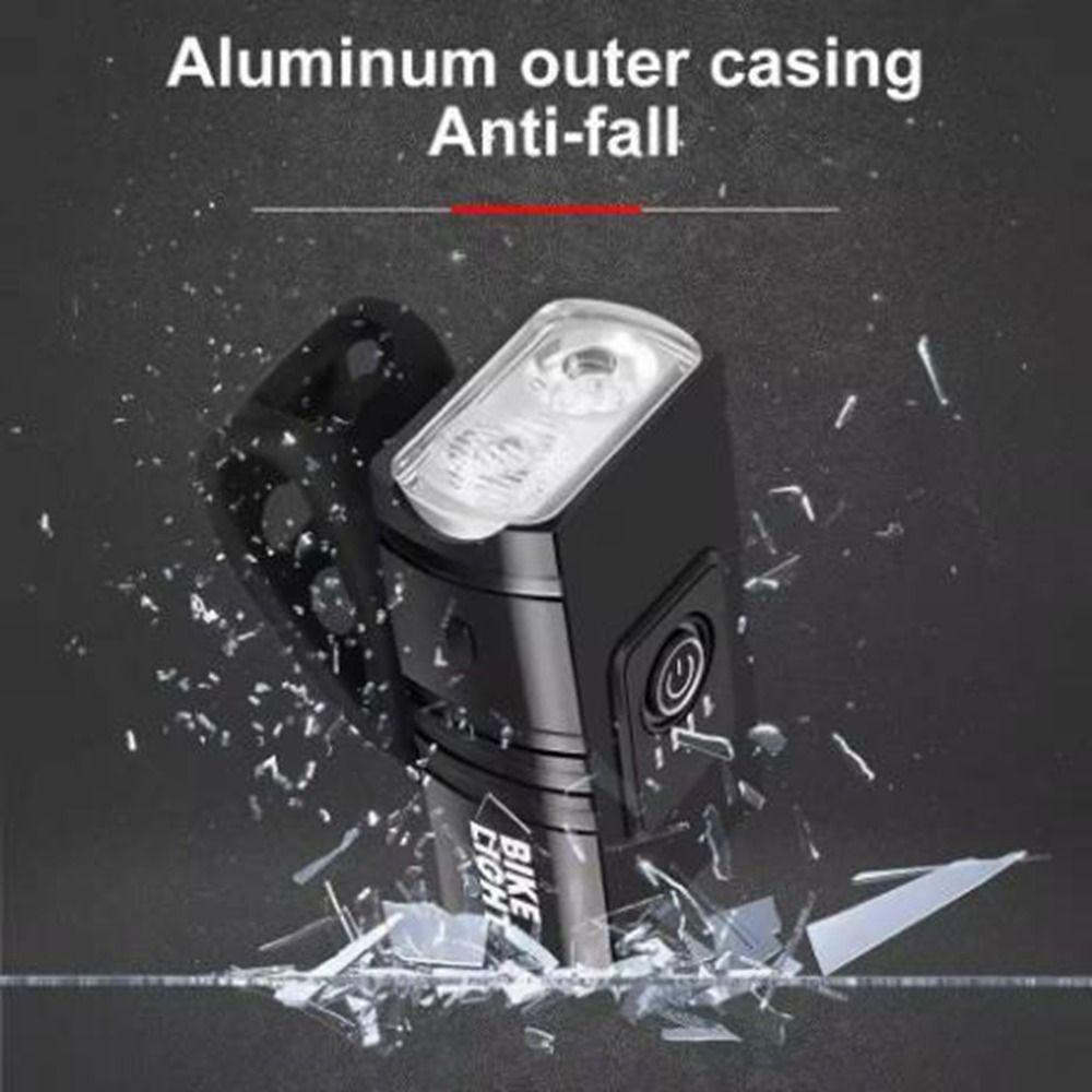 Smart Sensor LED Bike Front Light Aluminum Zinc Zinc Alloy Bicycle Front Lamp Outdoor Flash Light