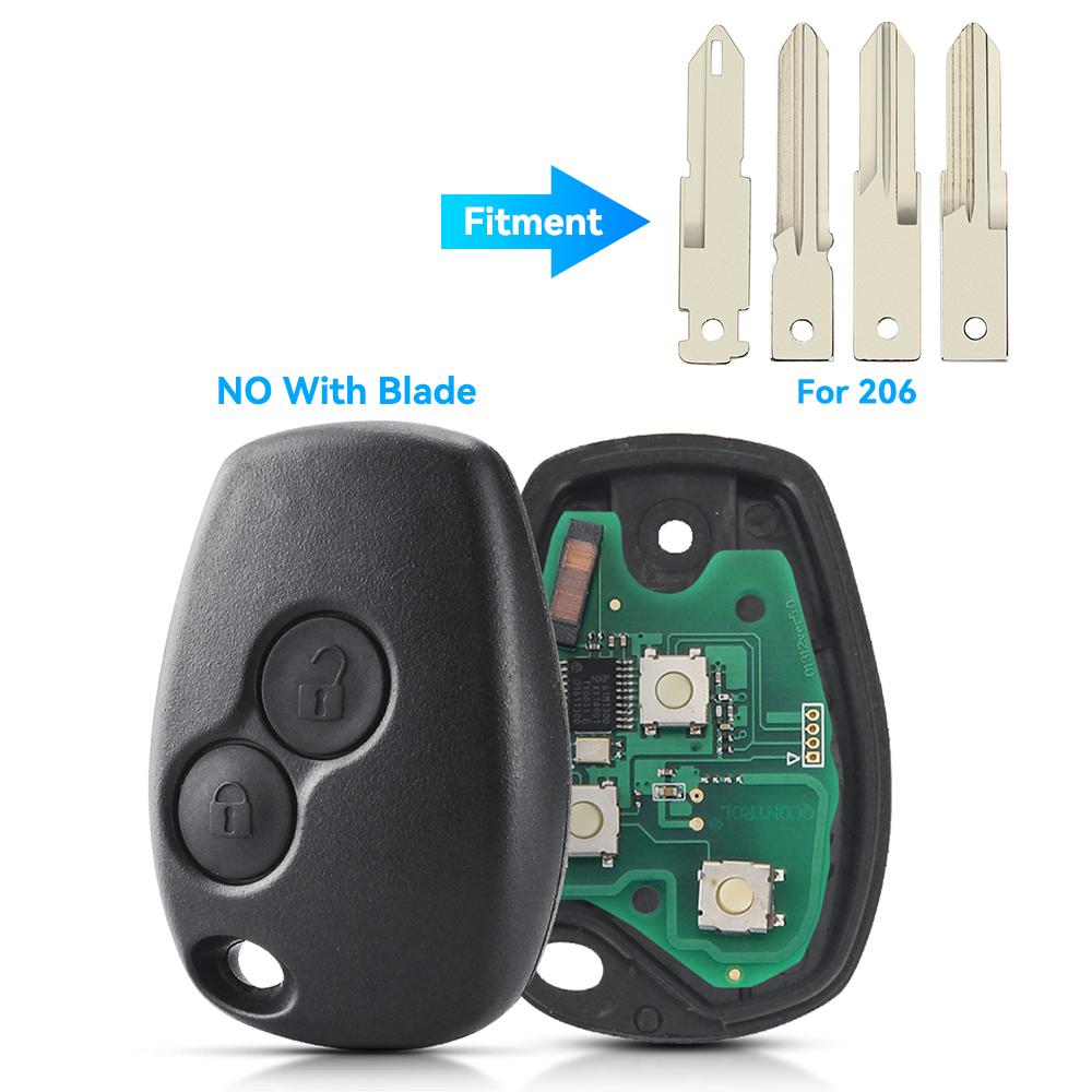 KEYYOU Remote Key For Renault Duster Modus Clio 3 Twingo DACIA Logan Sandero Kangoo 433MHz PCF7946 PCF7947 4A Chip Control Key