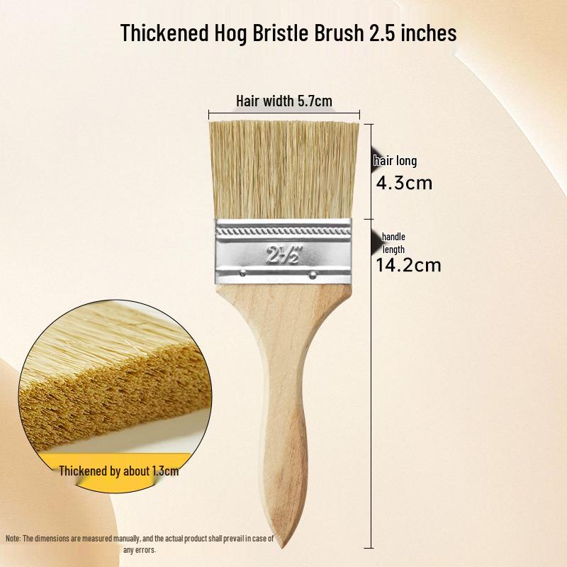 Nylon Bristle Art Brush with Wood Handle for Oil Painting