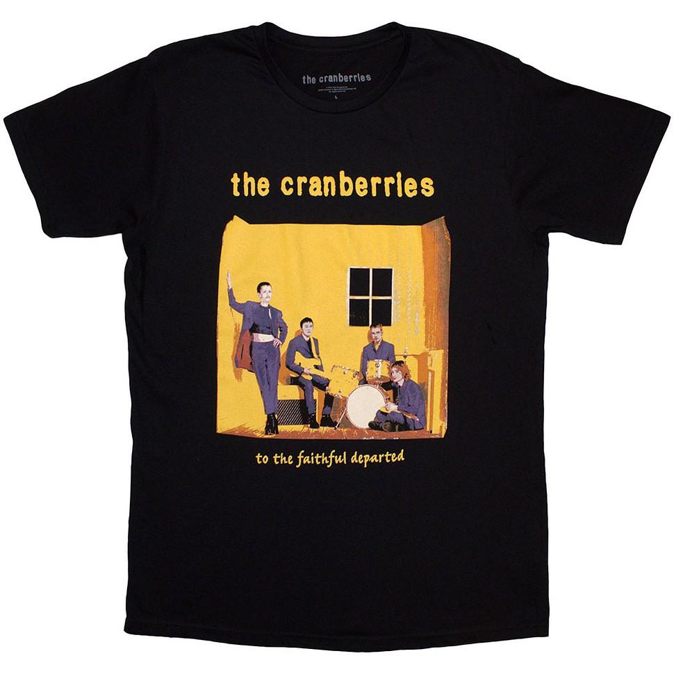 The Cranberries Faithfully Departed Cover T-Shirt Black M