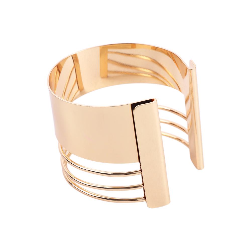 Hot Sale Jewelry Punk Personality Punk Cuff Exaggerate Bangles Zinc Zinc Alloy Luxurious Hollow Out