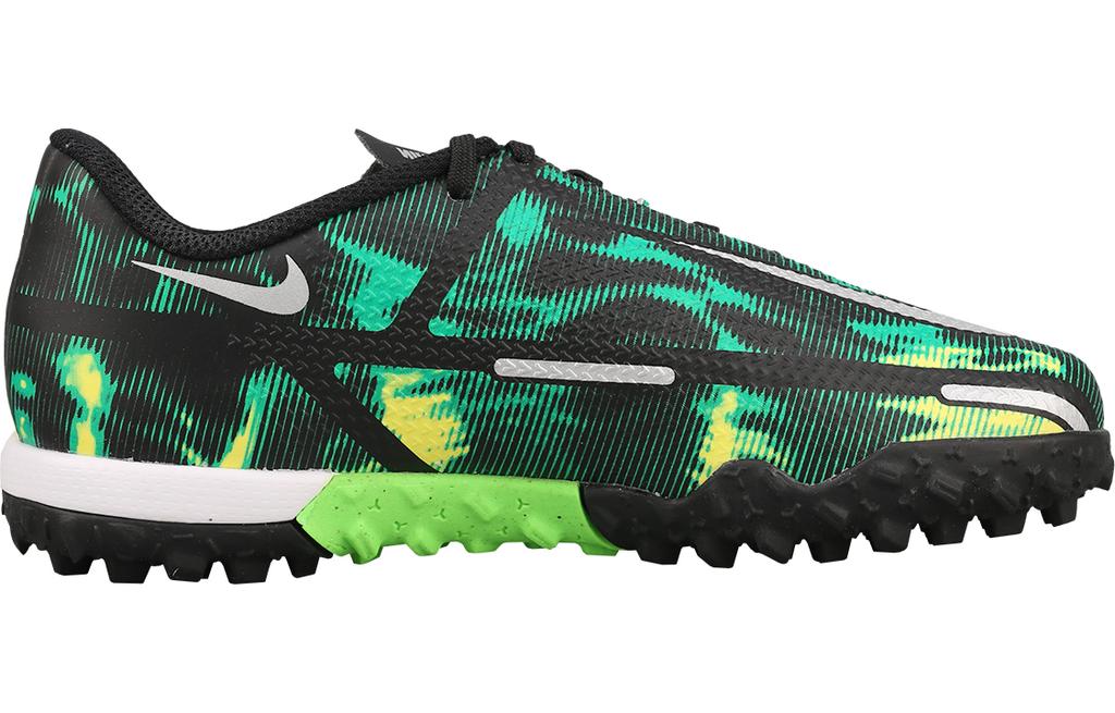 Nike Phantom GT 2 Academy TF Low top Kids' Soccer Shoes Black Grass Green Kids' DM0739-003