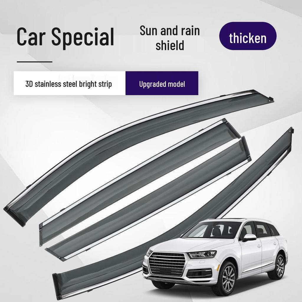 Waterproof Rain Shields for Land Cruiser Prado Windows: Modified Exterior Visors