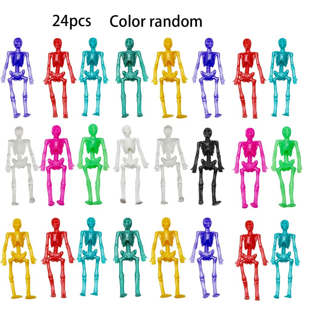 Tpr Soft Rubber Stretch Skeleton Halloween Trick Toy