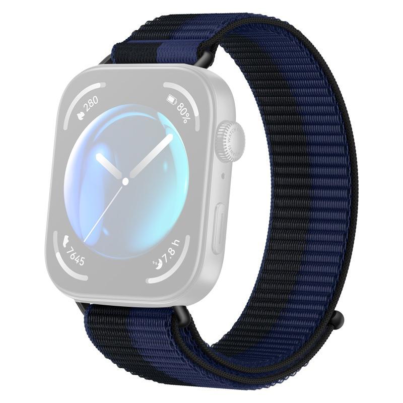 

Нейлоновый ремешок на запястье для Huawei Watch Fit 4 Pro/Fit 4/Fit 3 с петлей на липучке Dark Blue