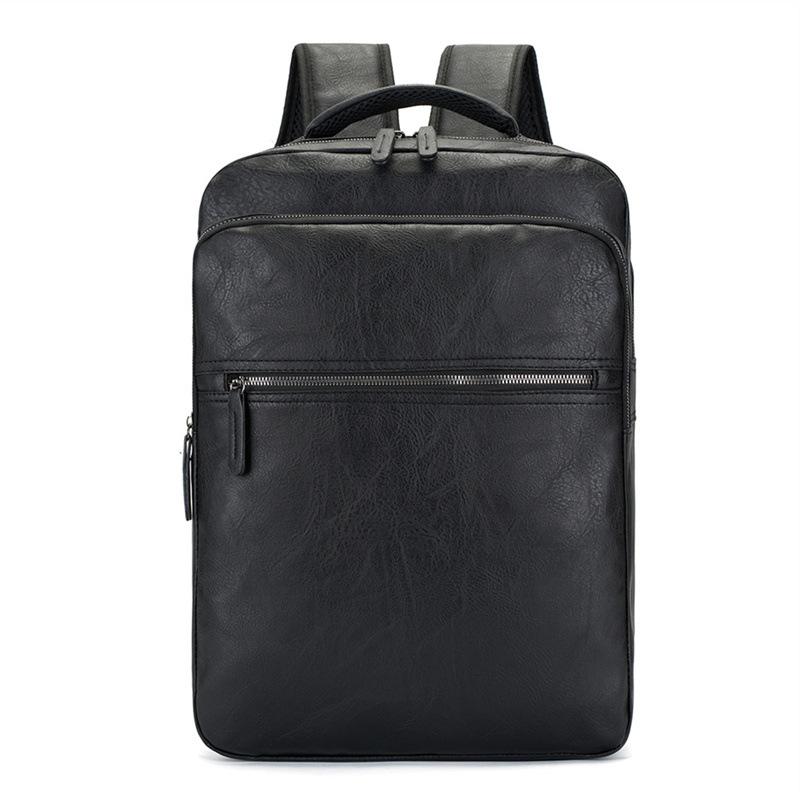 Men's Pu Backpack, Multi-functional Computer, Business USB, Simple Backpack