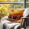 Bohemian Autumn Decorative Cushions Pillowcase Abstract Plants Leaves Cushion Cover Throw Pillow Sofa Pillowcover Decor