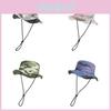 Camouflage Hat Sunscreen Kids Lightweight Fishing Hat With Waterproof Features