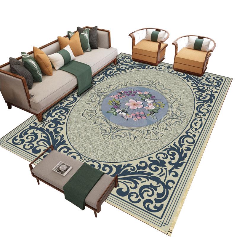 Customized Nordic Light Luxury Carpet for Living Room, Bedroom, or Cloakroom