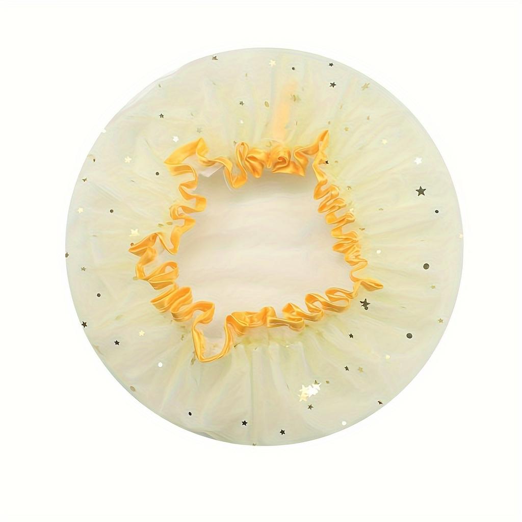 1PC Thickened Double-layer Dust Shower Cap, Household Makeup Kitchen Dust Cap