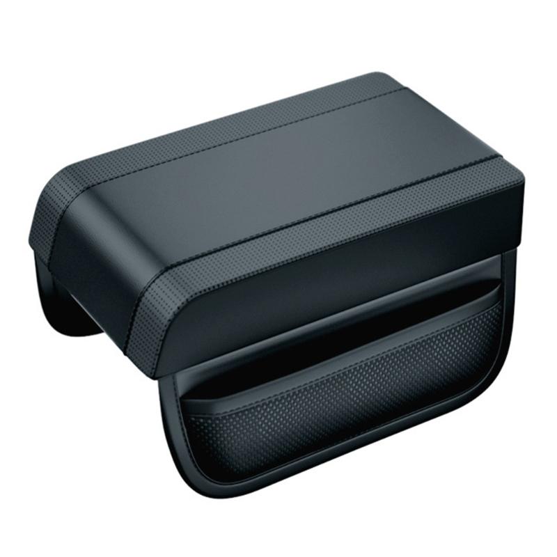 Car Center Armrest Pad Console Cover with Side Storage Bags Hand Cushion Interior Accessories for Driving Comfort