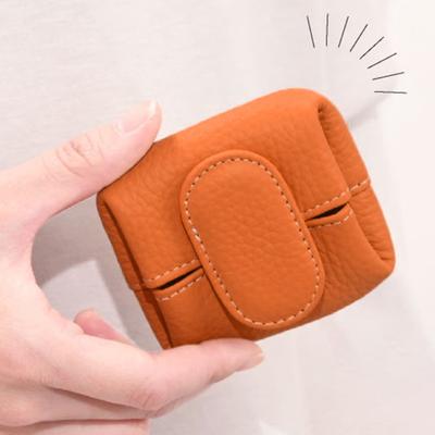 Mini Portfelik na Monety Zapinany na Zatrzask Mały Portfelik Saszetka na Drobne Damski Portfel na Klucze Szminkę Słuchawki Organizer do Torebki