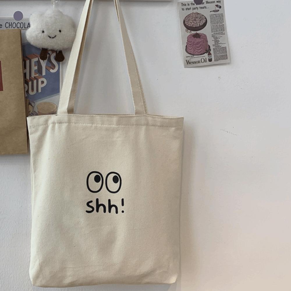 

Casual Mommy Handbag Large Capacity Cloth Shoulder Bag Simple Canvas Tote Bag Travel бежевый