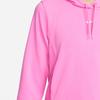 Nike Dri-Fit One Solid Color Quick-Dry Pullover Hoodie Women Tops Pink FB5144-675