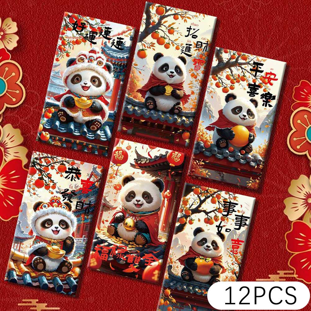 Happy Money Envelope Chinese Tradditonal Classic Red Packet For Spring Festival