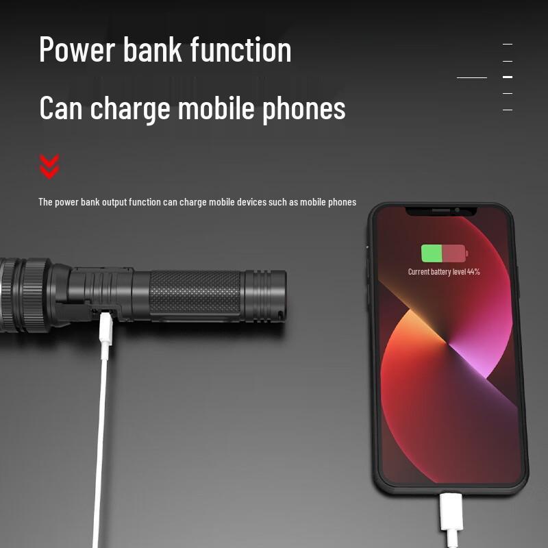 UOSU USB Rechargeable Outdoor Flashlight