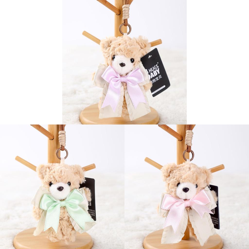 Cute Teddy Bear Ornament Plush Doll With Short Plush Material For Gift Giving