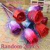 20 Pcs Romantic Rose Creative Ballpoint Pen Bright Colorful Flowers 0.5mm Blue Ink Return School Comfortable Grip Teachers' Day Valentine'S Day Gifts