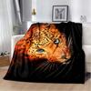 3d Tier Gepard Leopard  Cartoon Blanket for Bed Picnic Blanket Sofa Thin Blanket Air Conditioning Blanket Customized Blankets