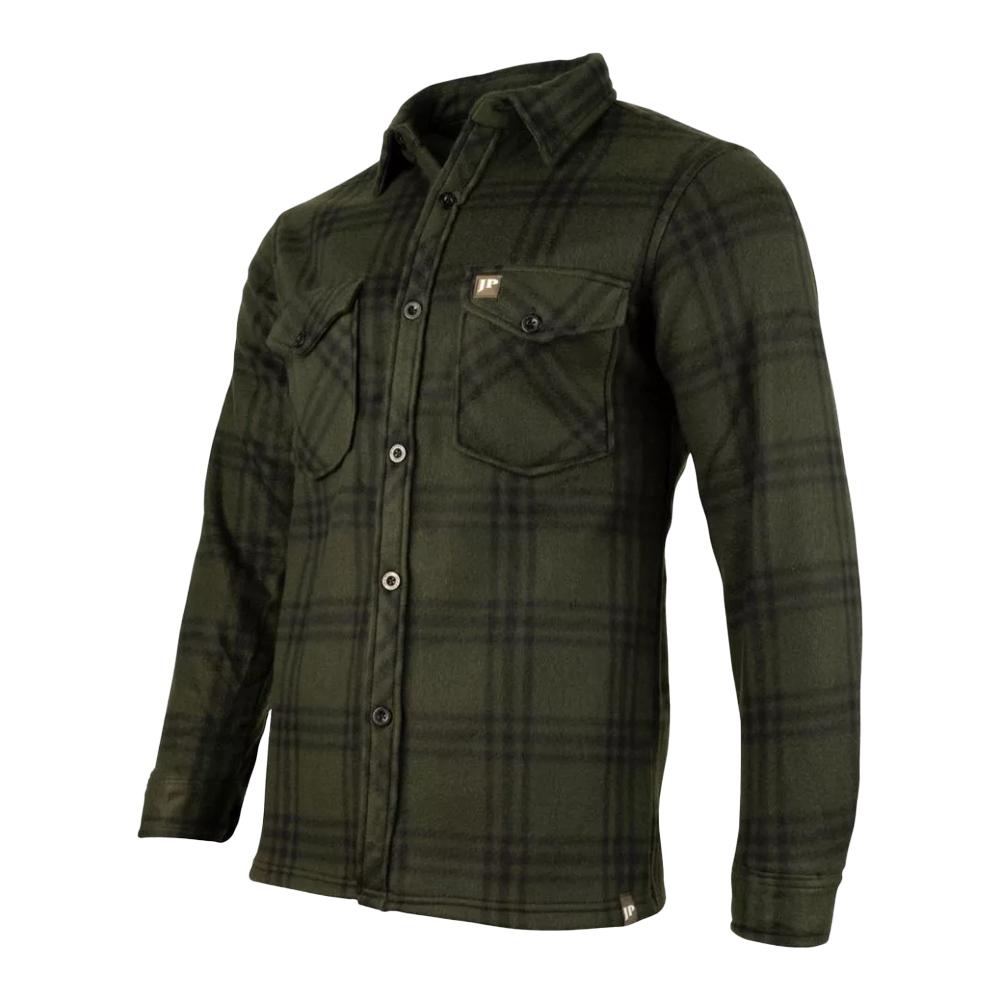 Jack Pyke Mens Checked Polar Fleece Shirt