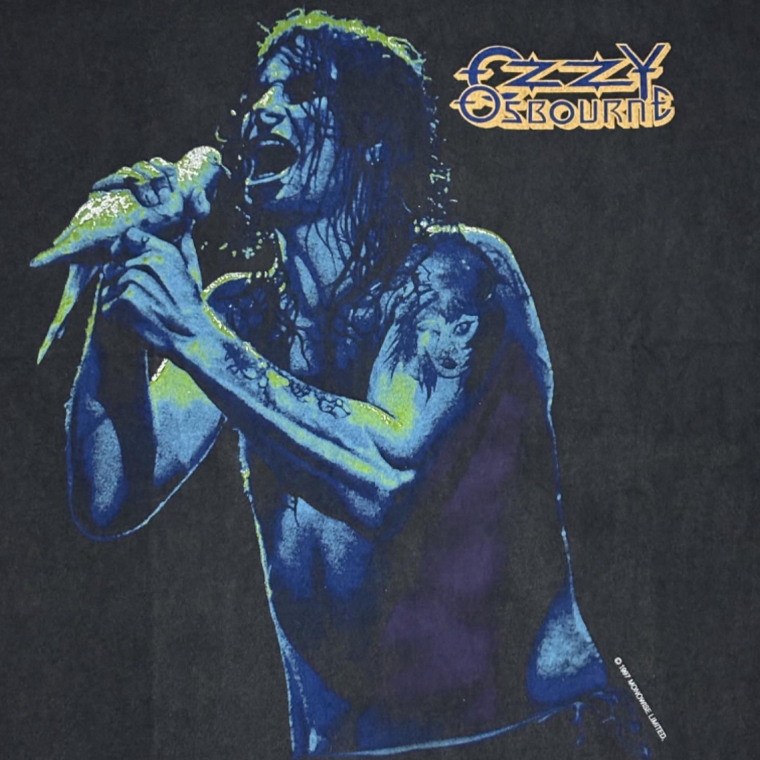 Vintage Ozzy Osbourne Doves 1997 Tour 90s Band Sz.L Single Stitch Shirt REPRINT Unisex T-Shirt XL