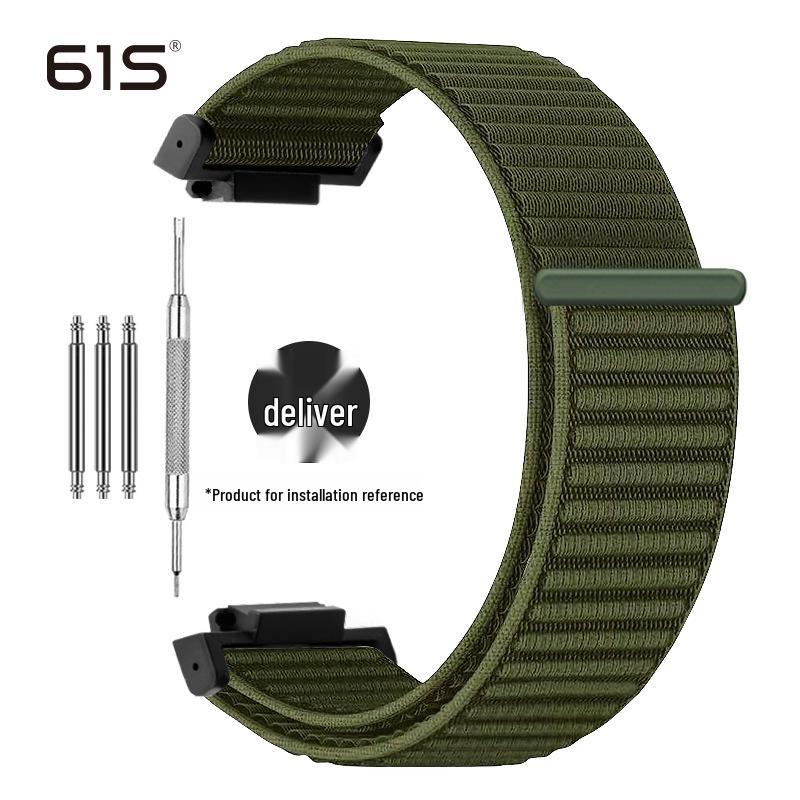 Breathable Woven Watch Band for Casio DW5600, GA2100, GA900 Men's Sports Models.