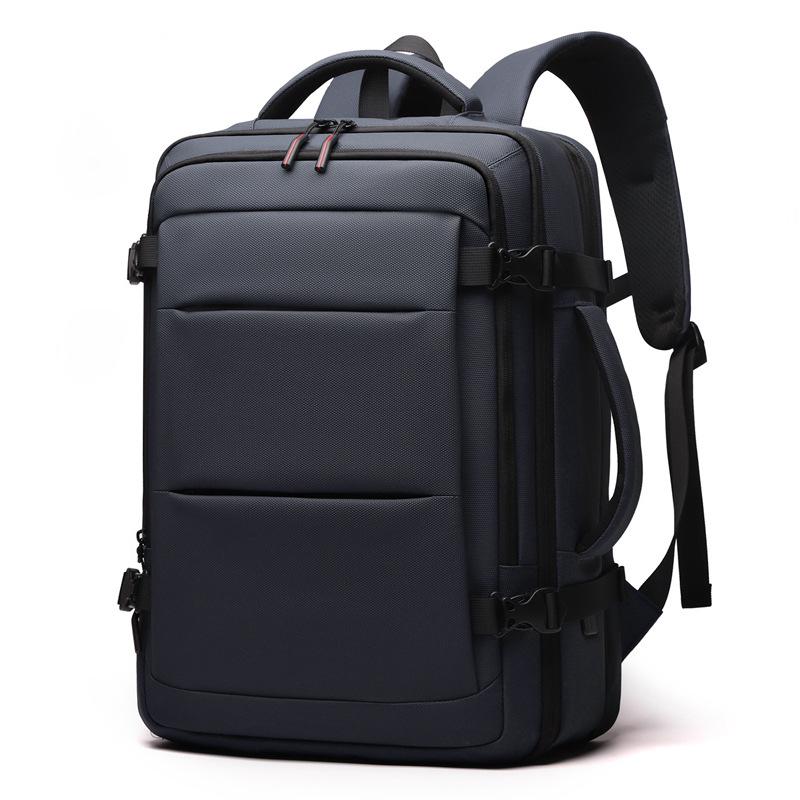 Men's Expandable Business Commute Laptop Backpack - Large Capacity Carry-On for Office & Travel.