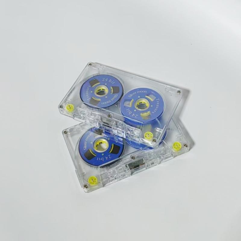 Reusable Blank Cassette Tape 54 Minutes Strong Plastic Blank Tape Erasable Easy to Use for Sound Recording Devices