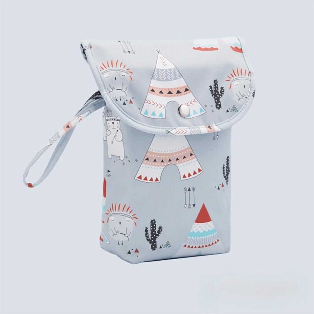 Cartoon Mommy Handbag Oxford Cloth Diaper Storage Bag Portable Baby Diaper Bag  Going Out