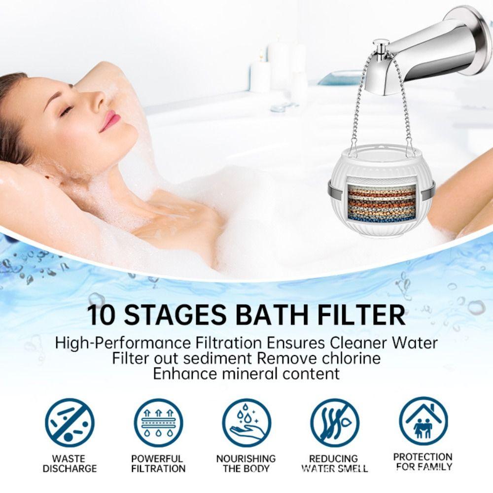 Water Softener Portable Plastic Bathtub Water Filter Portable Shower Water Filter  Remove Odors