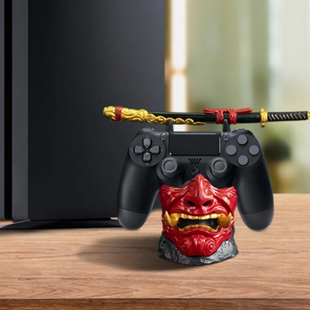 For Ghost Of Tsushima Gaming Controller Holder GamePad Holder Controller Holder Headphone Stand For PS5/PS4 Game Accessorie