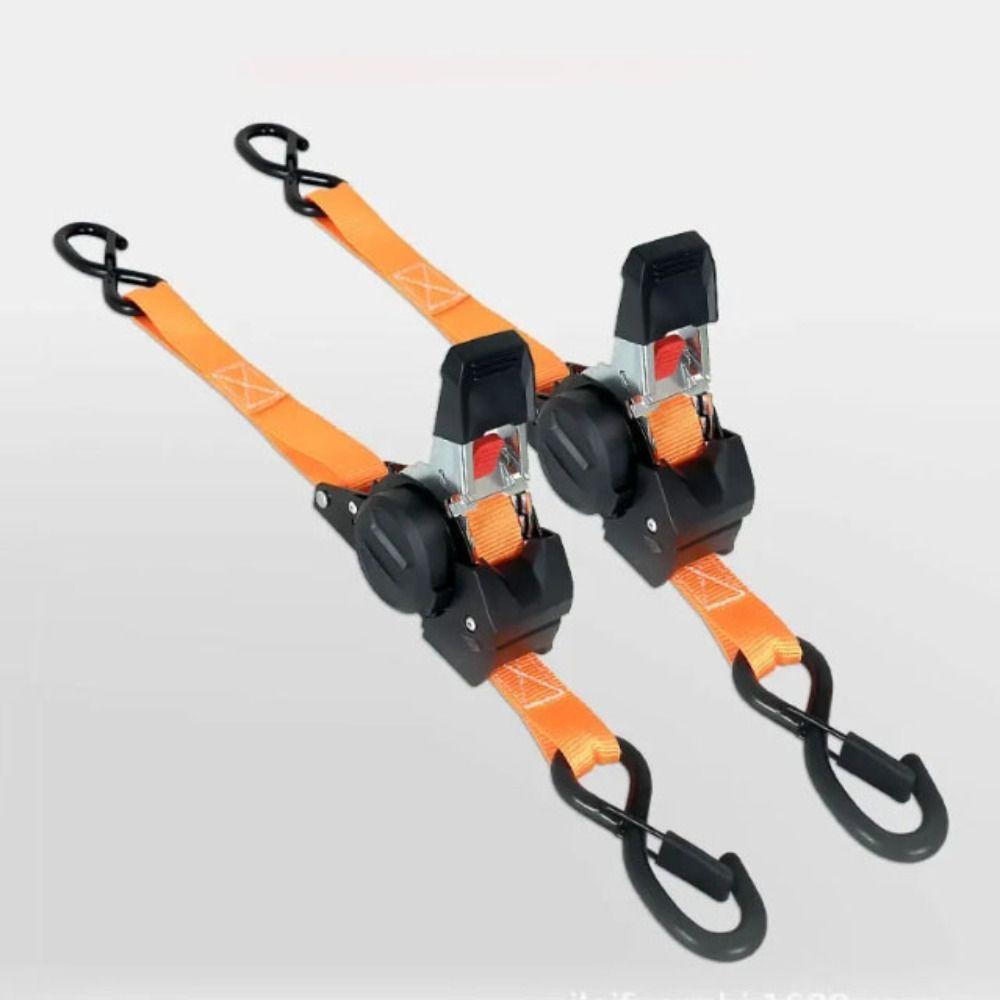 Strong Self Retractable Ratchet Strap Wear-resistant Ratchet Straps  Luggage Securing