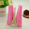 New 2pcs 3D Eiffel Tower Silicone Mold Fondant Molds for DIY Cake Decorating Tools Cake Moulds Soap Mold