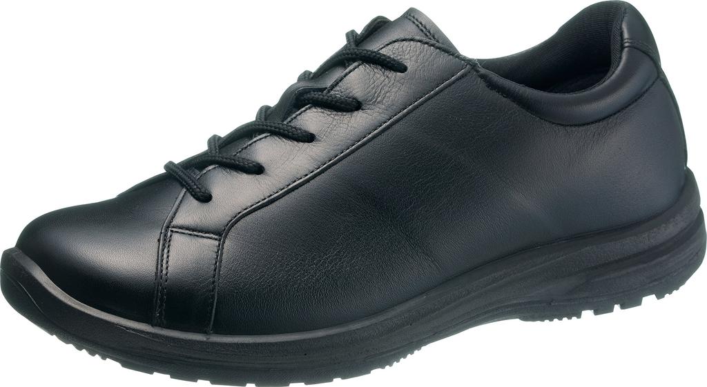 Asahi Medical Walk Women's Walking Shoes WK L001 Black, Size 24.0 cm, 4E