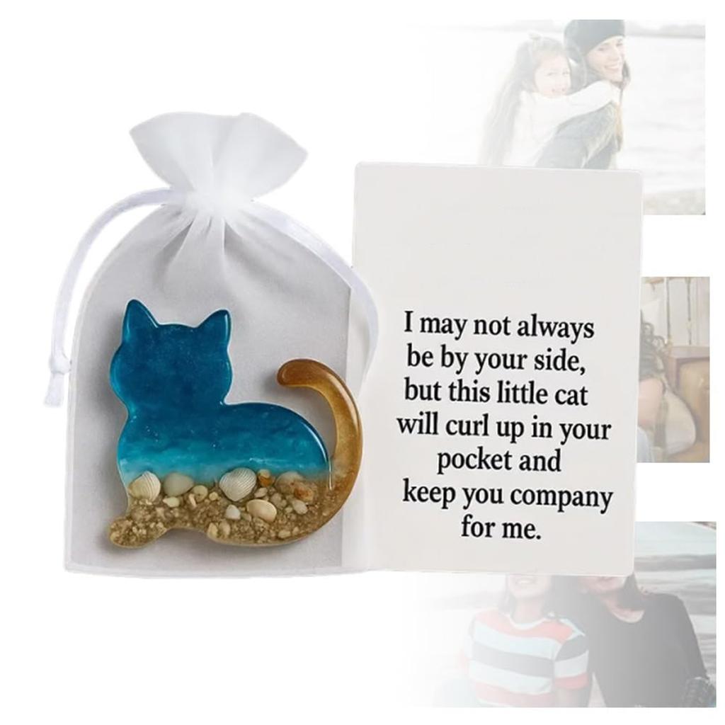 Pocket Travel Gift, Pocket Hug For Pet Loss Gift, Inspirational Gifts With Card, Little  Support Loss Of Pet Sympathy, Resin Encouragement Animal