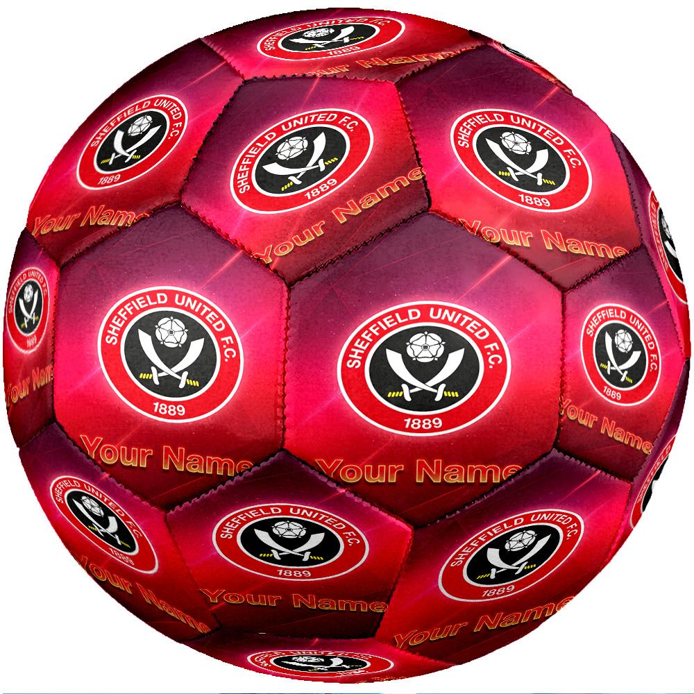 Sheffield United FC Fashion Size 5 Football Wearproof Non‑Slip Soccer Ball For Sports Training Entertainment Use