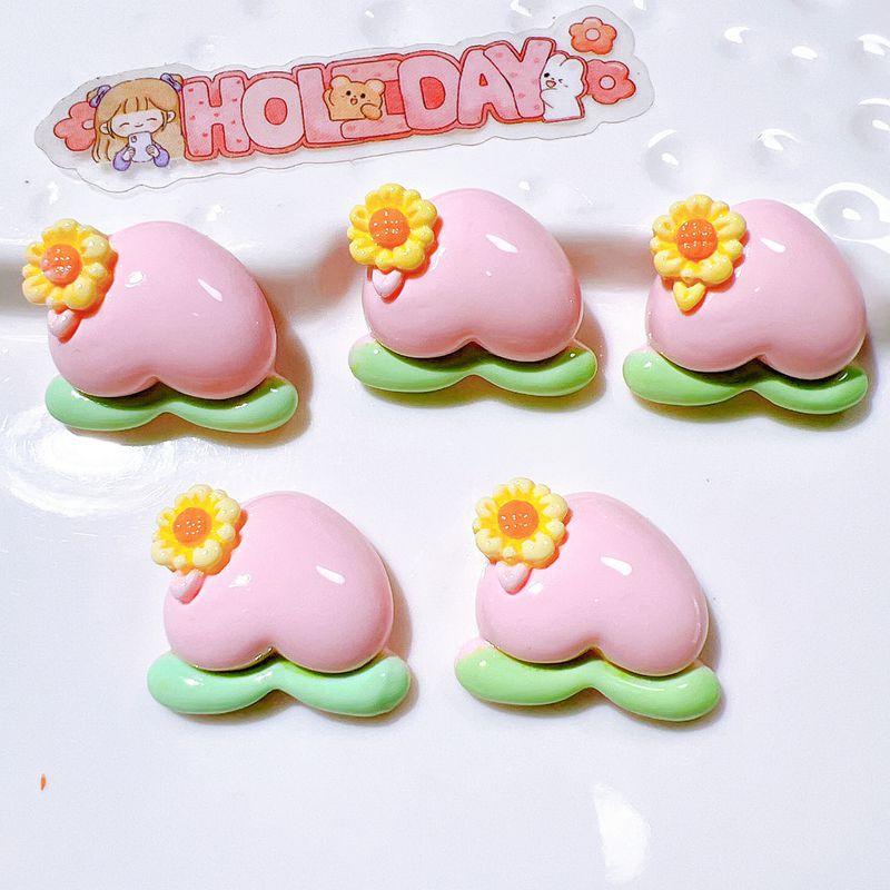 10Pcs New Cute Watermelon, Strawberry, Grape, Cherry Fruit Flat Back Resin Scrapbooking DIY Jewelry Craft Decoration Accessorie