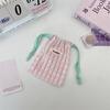 Cute Small Coin Purse Case Drawstring Bag for Women Girls Jewelry Lipstick Cosmetic Storage Pouch