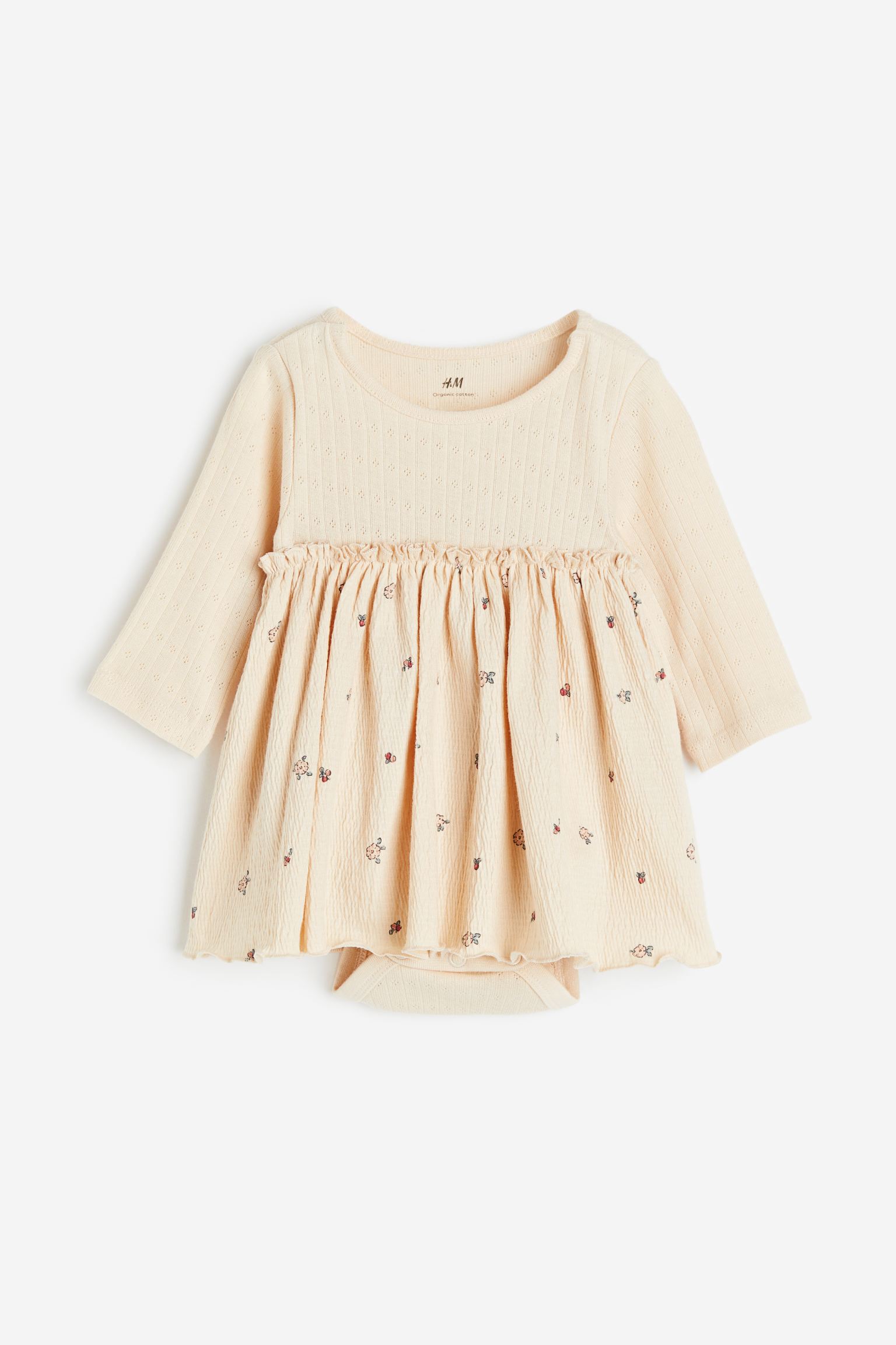 

Jersey dress with a bodysuit