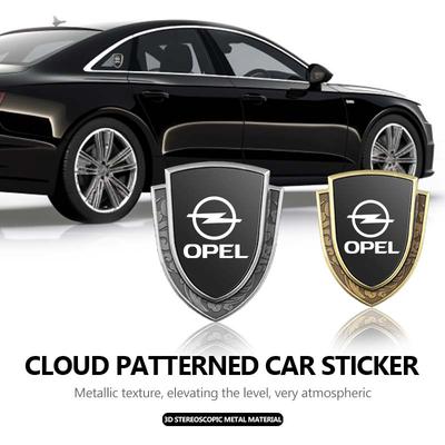 Voor Auto Metalen Schild Embleem Zijspatbord Carrosserie Kofferbak Badge Sticker Astra G H J K F Corsa D Zafira B Insignia Mokka Regal