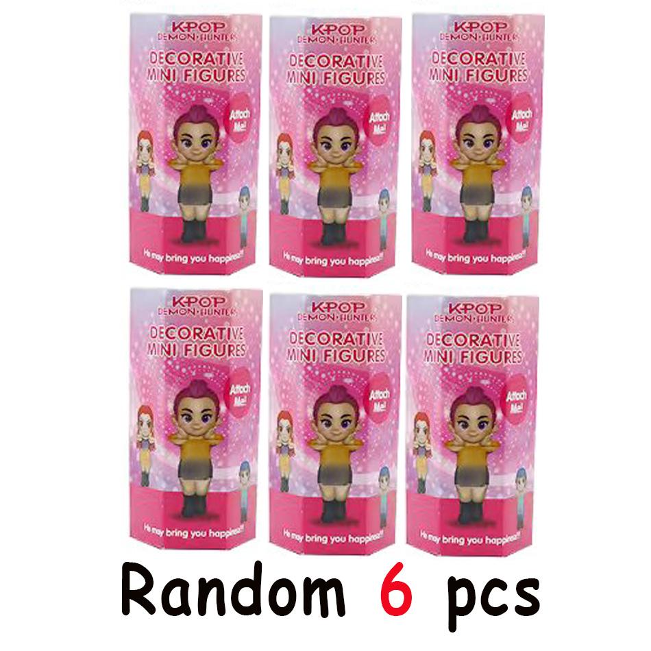12pcs Kpop Demon Hunters Action Figure Toy Derpys Tiger Rumi Mira Zoey Sussy Figurine Doll For Christmas Gifts