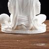Meditating Buddhas Sculpture Resins Hanuman Statue Hindu God of Strength Figurine Spiritual Decors for Home and Office