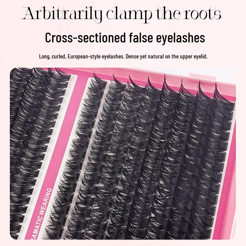Cross-Border Natural Lower Eyelashes: Dense & Fairy-Style Mixed Pack with 33 Rows