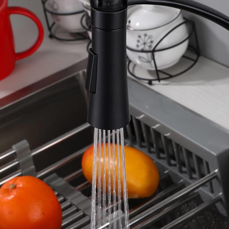 Zinc alloy kitchen hot and cold dual-purpose faucet, single joint universal rotatable silicone sink sink sink faucet