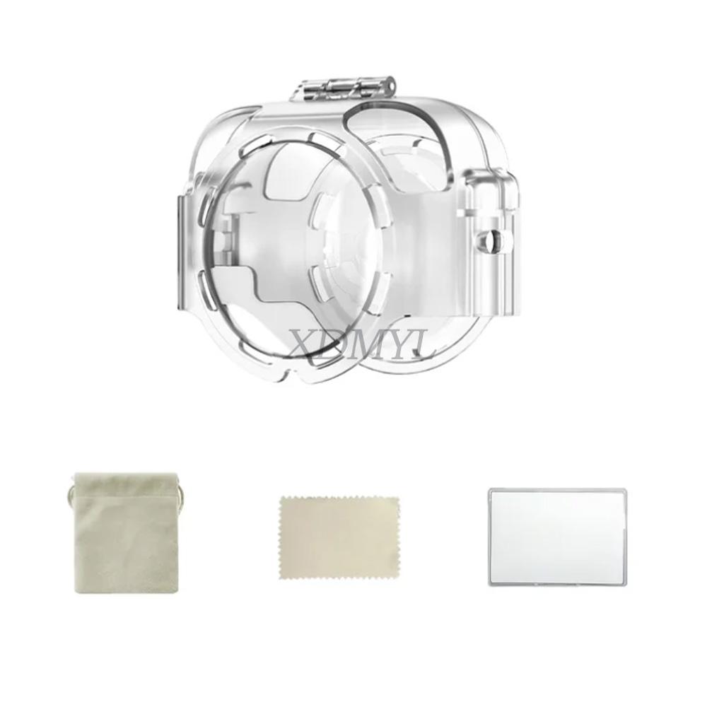 Anti-fogging Lens Guard Cap For Insta360 X4 Panoramic Sports Camera Transparent Protective Cover Anti-Scratch Shell Accessories