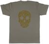 Gold Skull Unisexs Unisex TShirt Tee Gift