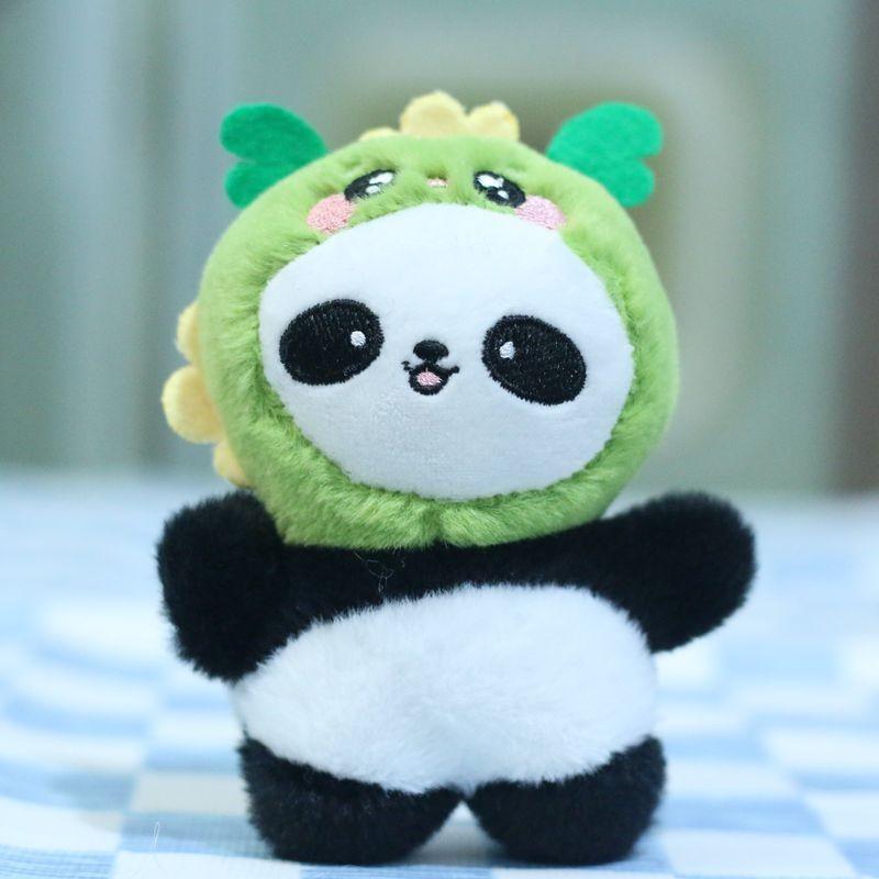 Adorable Panda Plush Keychain Soft Toy Cute Cartoon Animal Accessory For Bags