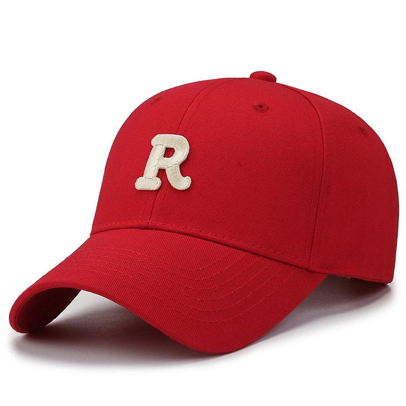 

Spring Fashion Casual Baseball Cap Hat Trend Alphabet Cap Mountaineering Breathable Adjustable красный