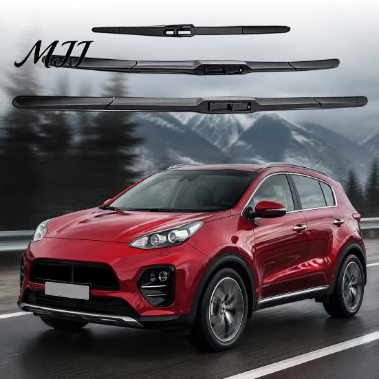 Easy Installation Wiper Blades 3 Pcs 26" 16" 11" Windshield Replacement for Kia Sportage Weather Resistant Set 2016 2017 2018 2019 2020, All